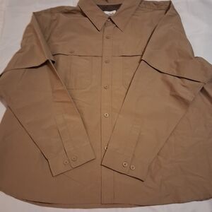 Woolrich Tan Fishing Button-Up Shirt/Jacket Size XXL New With Tags!!